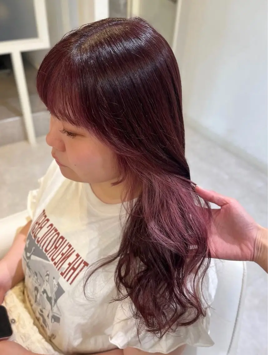 カラー 若杉 美鈴のヘアスタイル