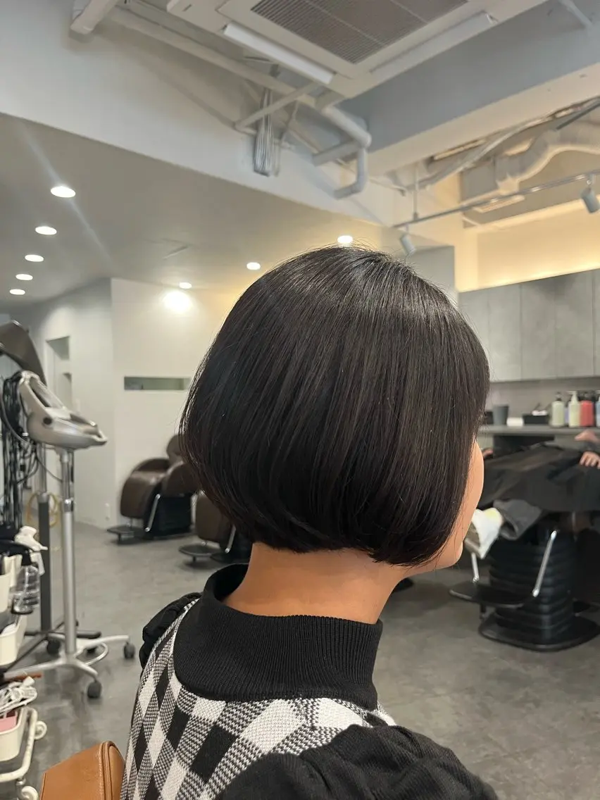 ショート ショートボブ ボブ ショートヘア カット SHIAN 橋本店 吉田 詩穂のヘアスタイル