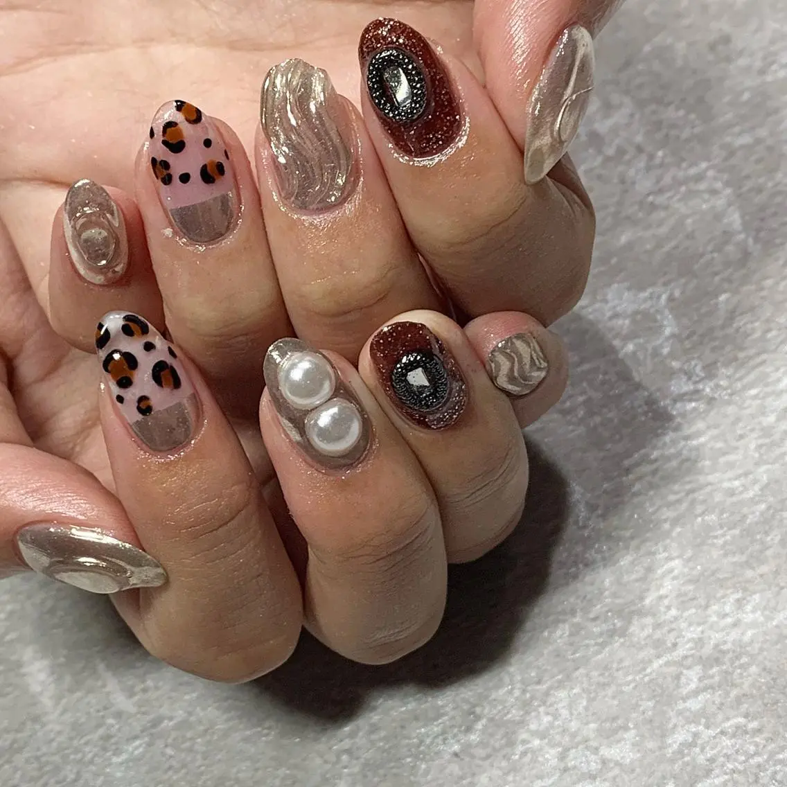 ネイル ハンドネイル ハンドケア lylynail YUUKAのネイルデザイン