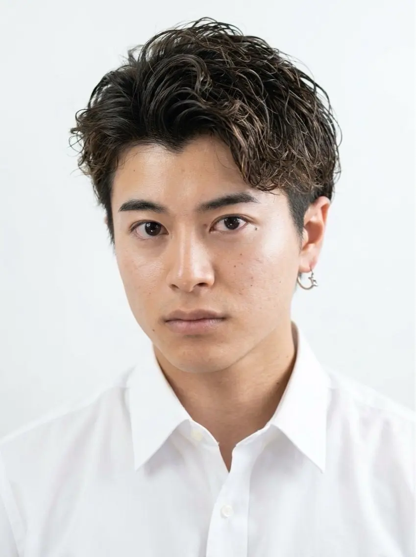 ミディアム ヒロ銀座 池山充のヘアスタイル