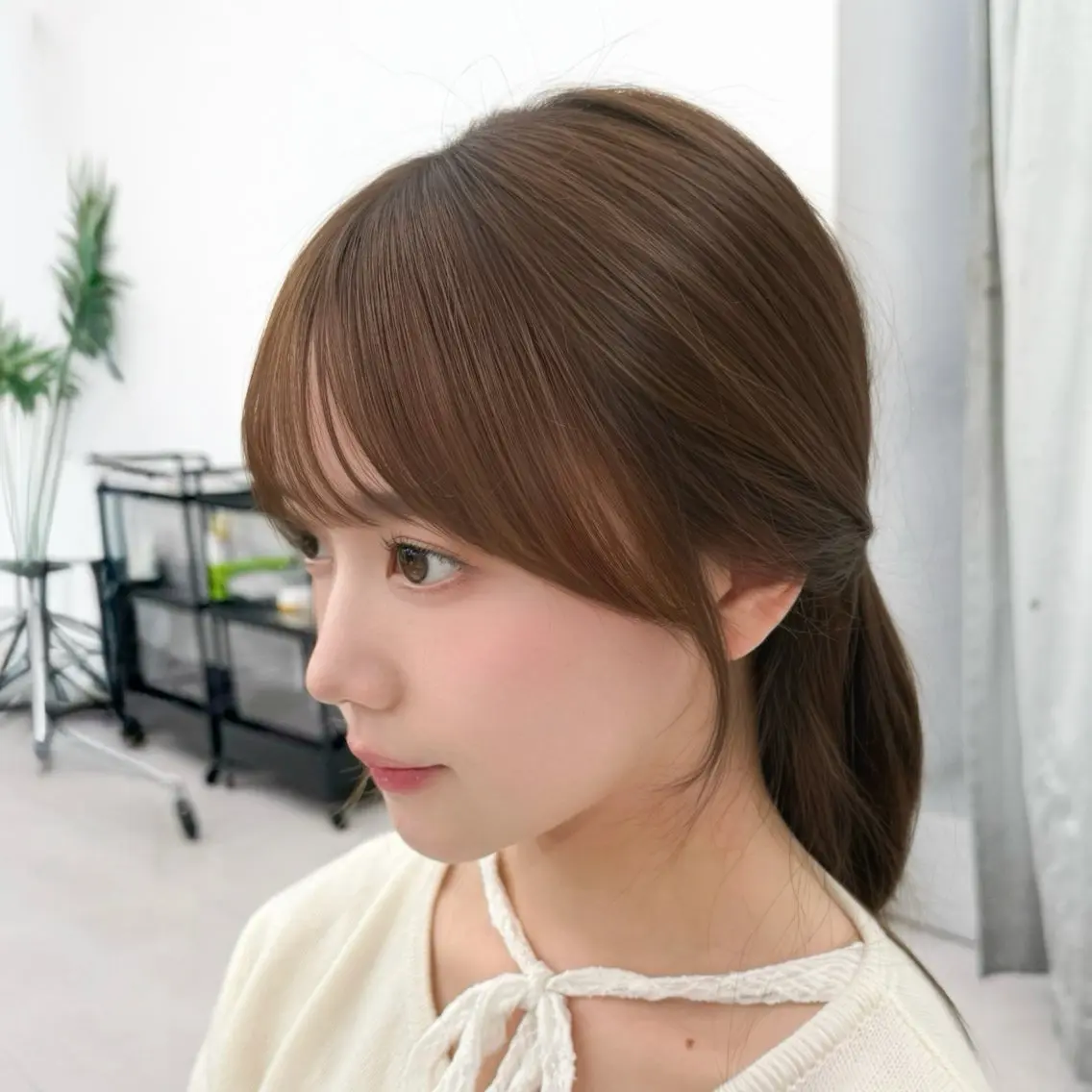ロング カラー 透明感カラー 韓国風ヘア レイヤーカット 似合わせカット カット ヘアカラー トリートメント 韓国レイヤー× 顔まわり🕊️テルのヘアスタイル