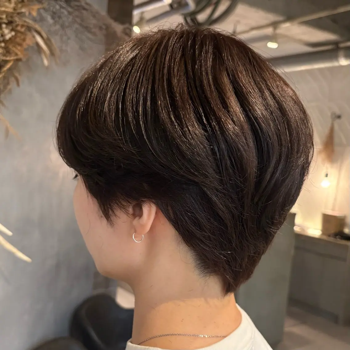 ショート カラー ベリーショート ブラウンカラー ショートヘア カット ヘアカラー 🌸艶カラー/似合わ せカット/サクラ🌸のヘアスタイル