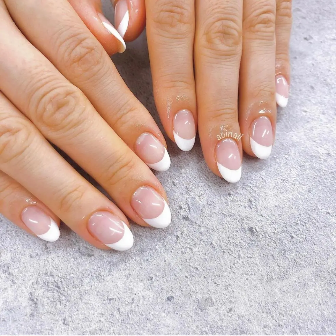 ネイル フレンチネイル NAIL SALON le'anaのネイルデザイン