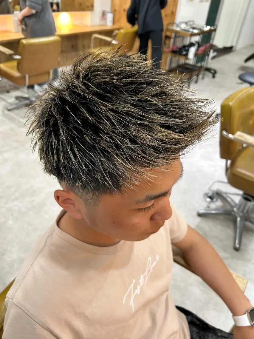 ヘアアレンジ メンズ カット 《外国人風ヘア特化》 早川 愛斗のヘアスタイル