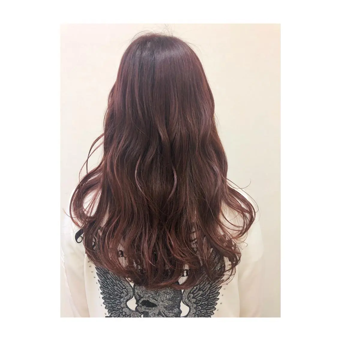 ロング カラー ピンクカラー 福島 雪華のヘアスタイル