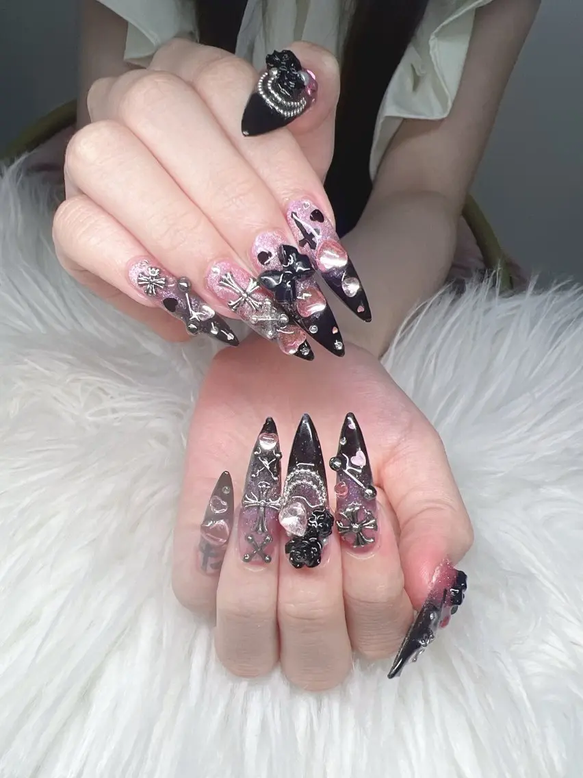 ネイル ハンドネイル Lee Nails チップ長さだし専門店のネイルデザイン