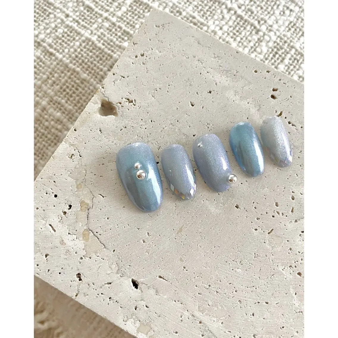 ネイル ハンドネイル 𖡼 yumenoのネイルデザイン