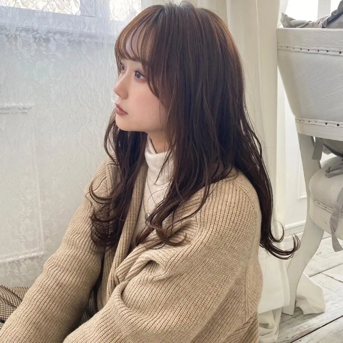 セミロング カラー ボブ& 髪質改善FUMIYAのヘアスタイル