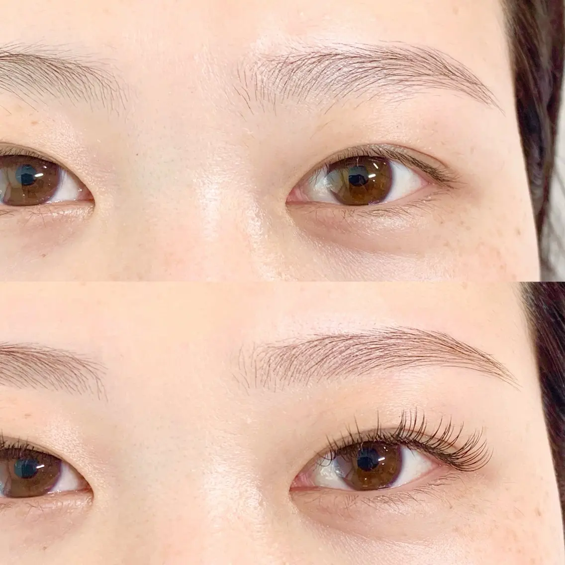 【選べる毛質】超時短メイク★まつ毛エクステ100本＋眉毛ワックス¥13500の写真
