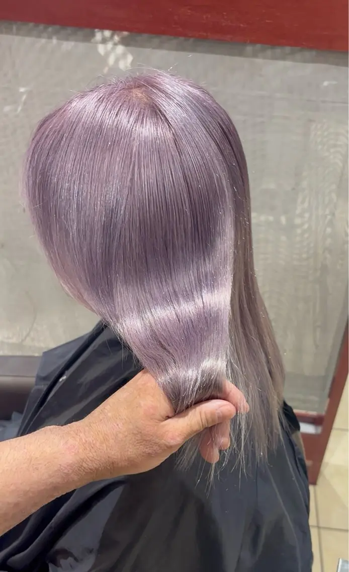 ミディアム ヘアカラー 坂本 優輝のヘアスタイル