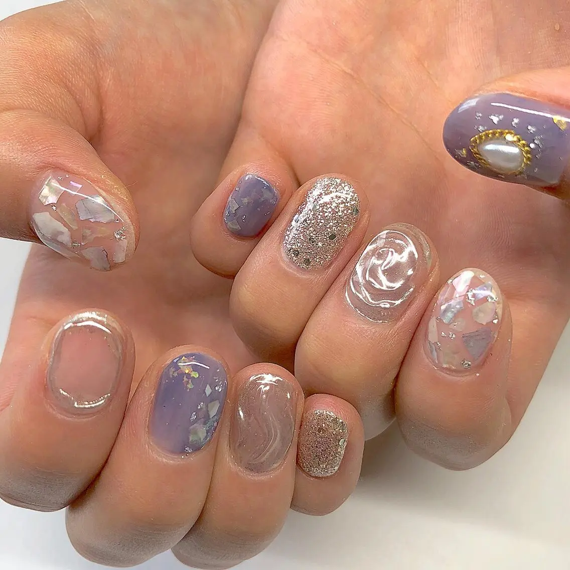 ネイル ニュアンスネイル 三宅 京香のネイルデザイン