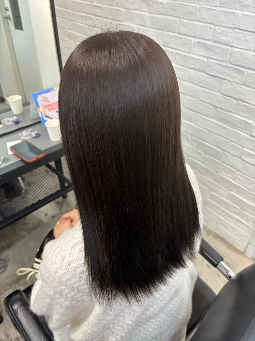 ロング カラー ヘアカラー トリートメント ダメージレス艶髪 🦋MISAKI🦋のヘアスタイル