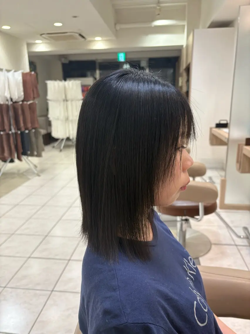 ミディアム カット レディースモデル募集 秋葉美月🐣のヘアスタイル