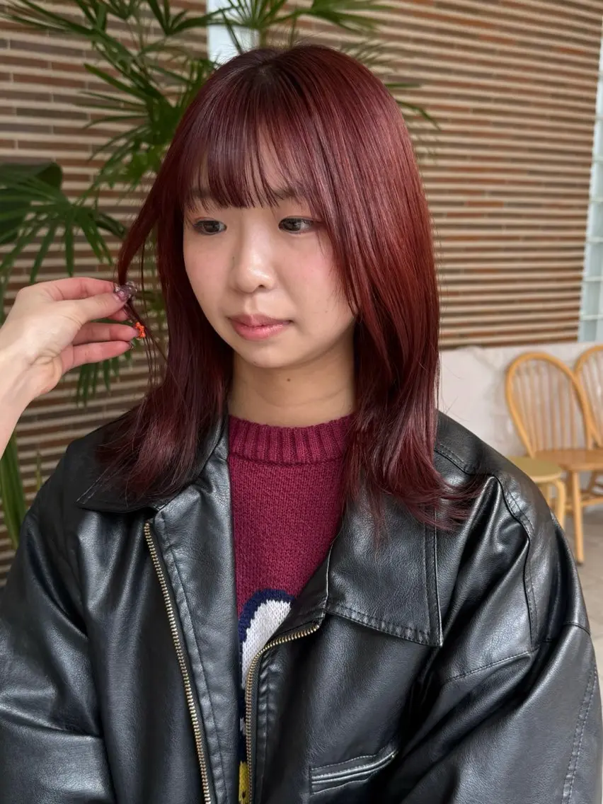 ミディアム カラー ヘアカラー Daisy🎀【福岡 美容室】chiakiのヘアスタイル