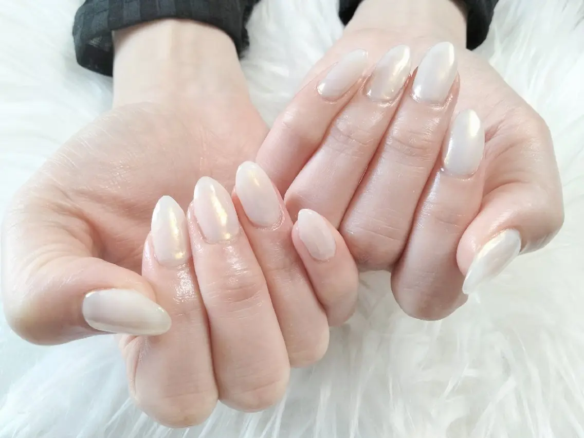 ネイル 長さ出し ジェルネイル パラジェル スカルプネイル ハンドネイル Beaubie nailサロンのネイルデザイン
