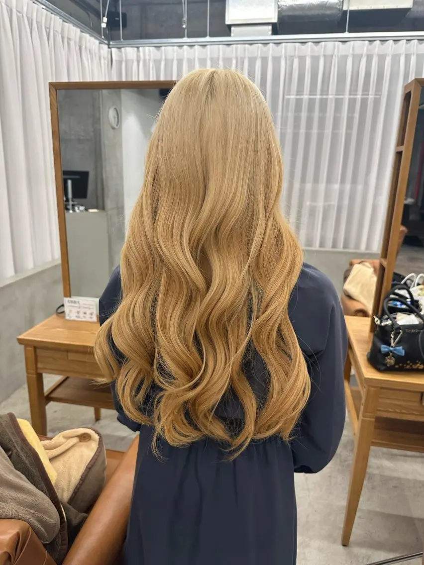 ロング ヘアカラー 銀座YUKINA🌙 カット/カラーのヘアスタイル