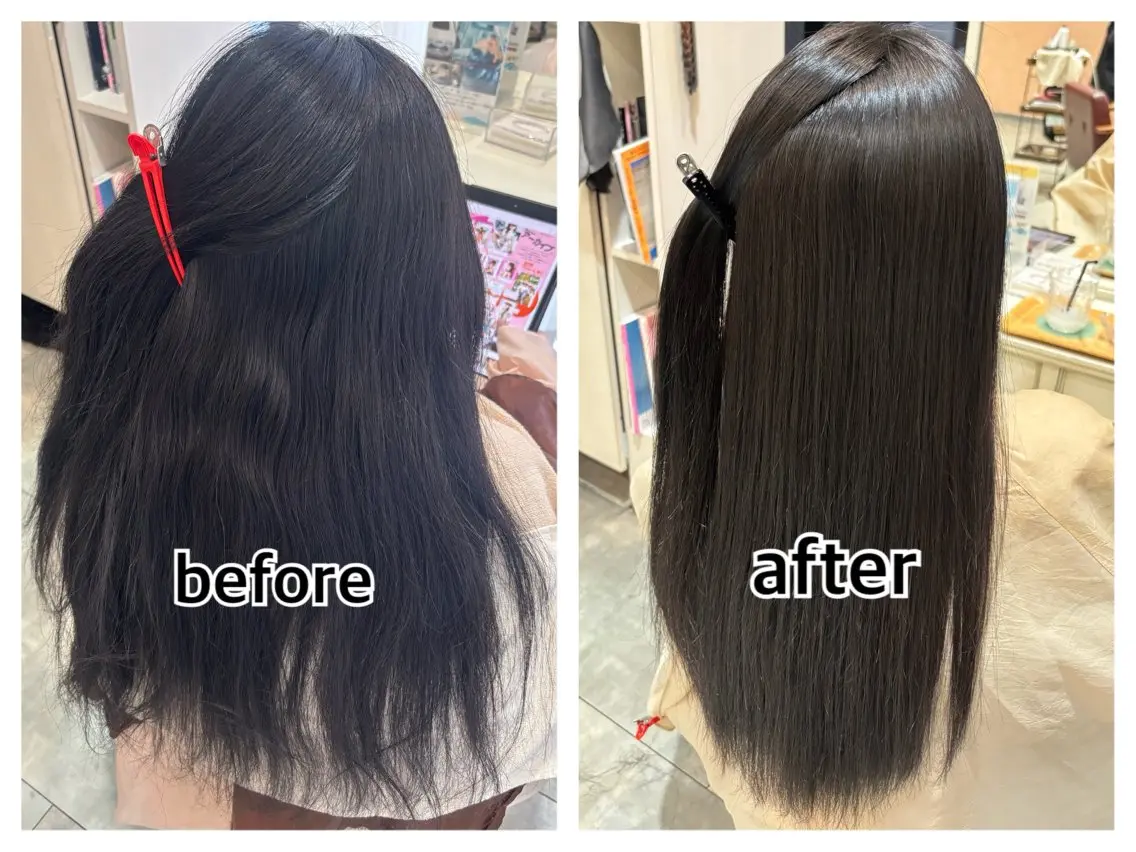 ロング 縮毛矯正 🫧髪質改善🫧ツヤ 髪🫧Terumiのヘアスタイル