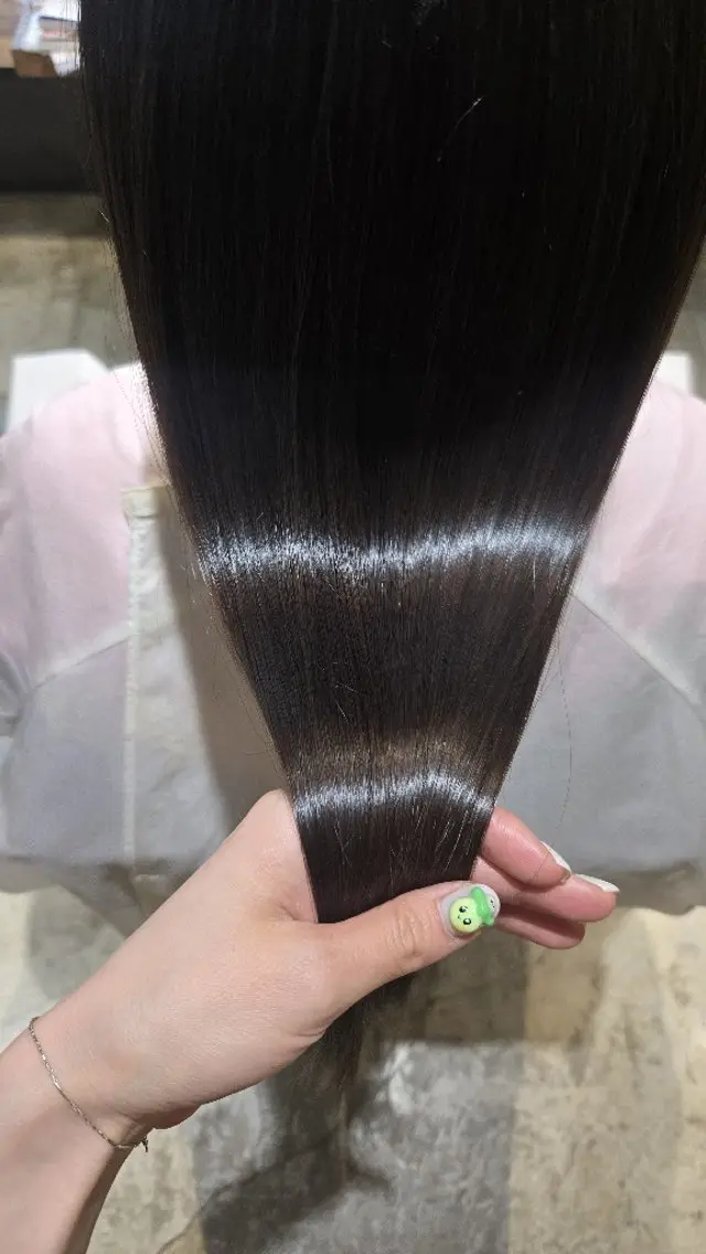 ロング カラー ヘアカラー トリートメント 韓国好き🇰🇷 美容師MIKUのヘアスタイル
