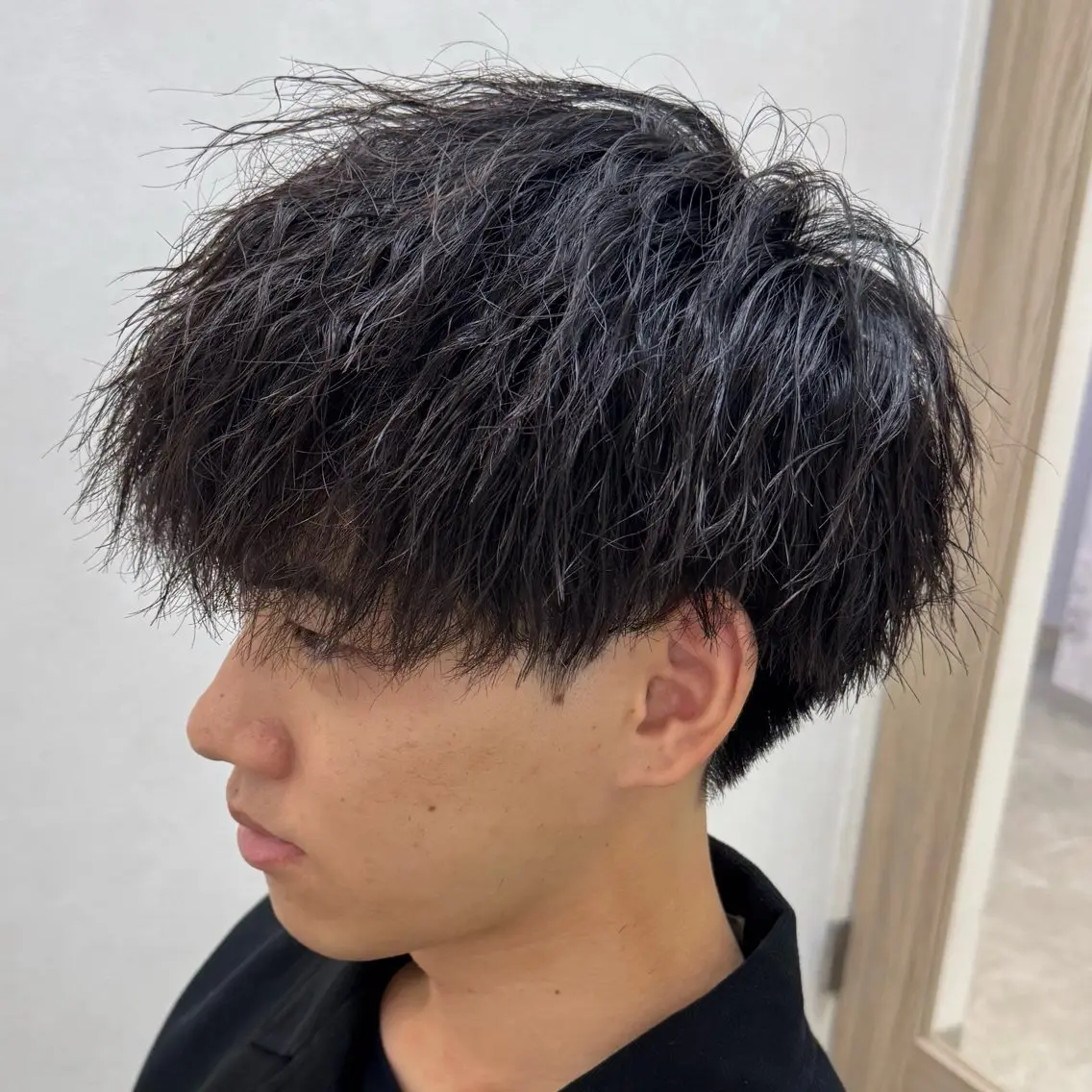 ショート カラー パーマ ヘアアレンジ メンズ カット パーマ 池袋西口メンズパーマ 特化 石見柊羽のヘアスタイル