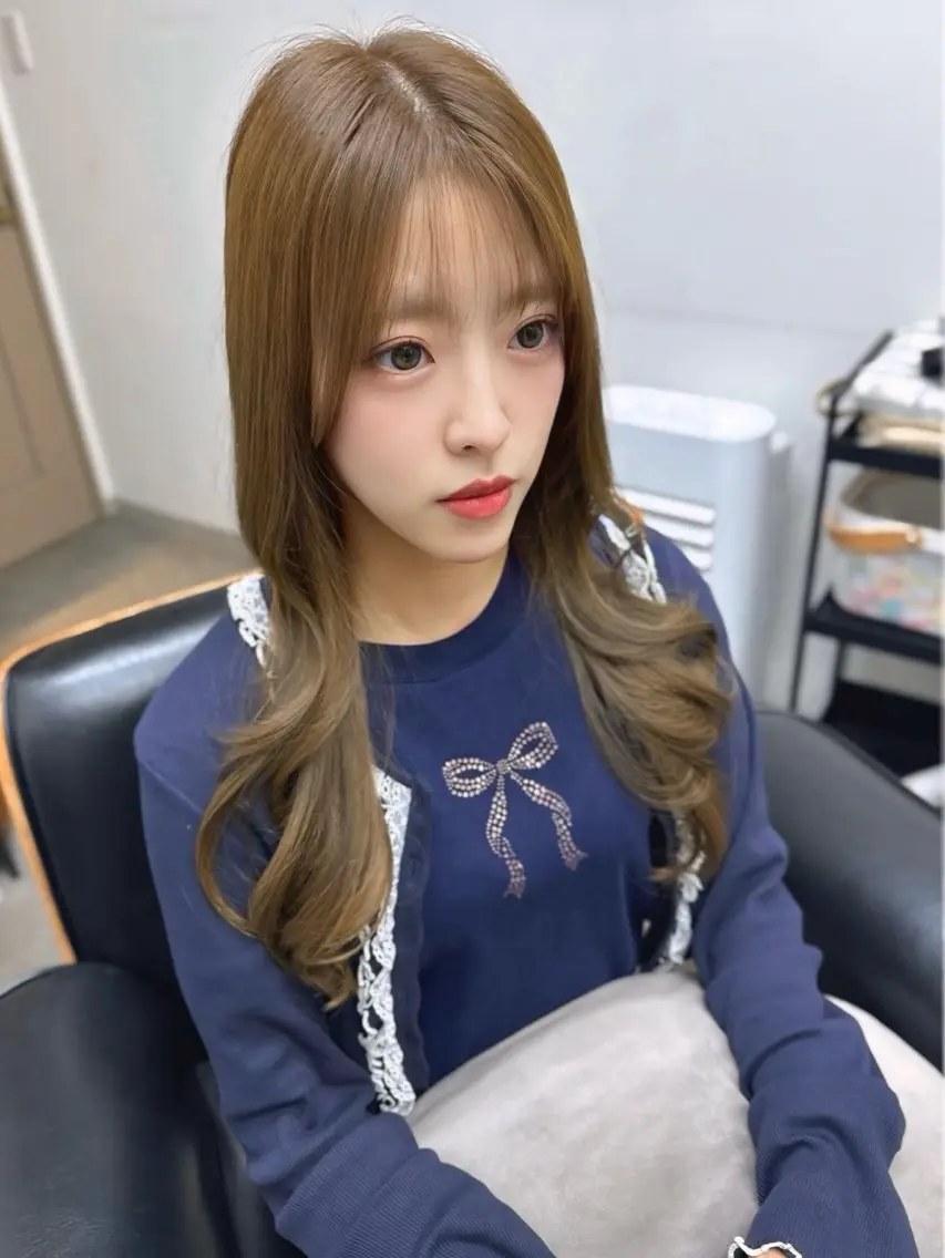 ロング カラー アディクシーカラー イルミナカラー クオルシアカラー 髪質改善 韓国風ヘア カット ヘアカラー トリートメント 艶髪改善師/高橋潤 /縮毛矯正のヘアスタイル