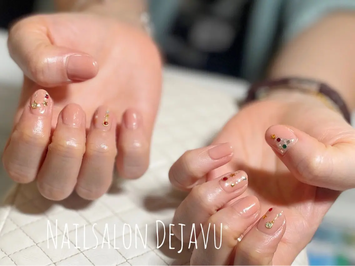 ネイル 冬ネイル クリスマス Nail salon Dejavu 🌿のネイルデザイン