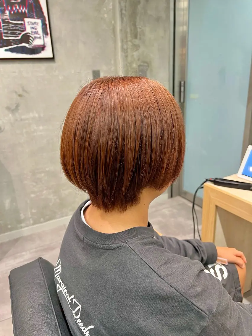 ショート カラー ヘアカラー トリートメント 🌞レイヤー×カラー 前川那津美🌞のヘアスタイル