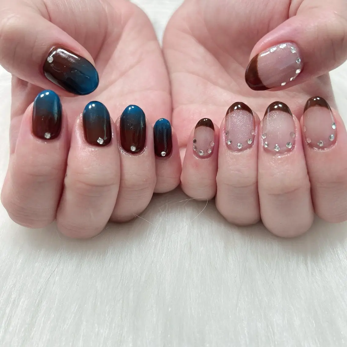 ネイル 持ち込み ハンドネイル フットネイル Adite nailのネイルデザイン