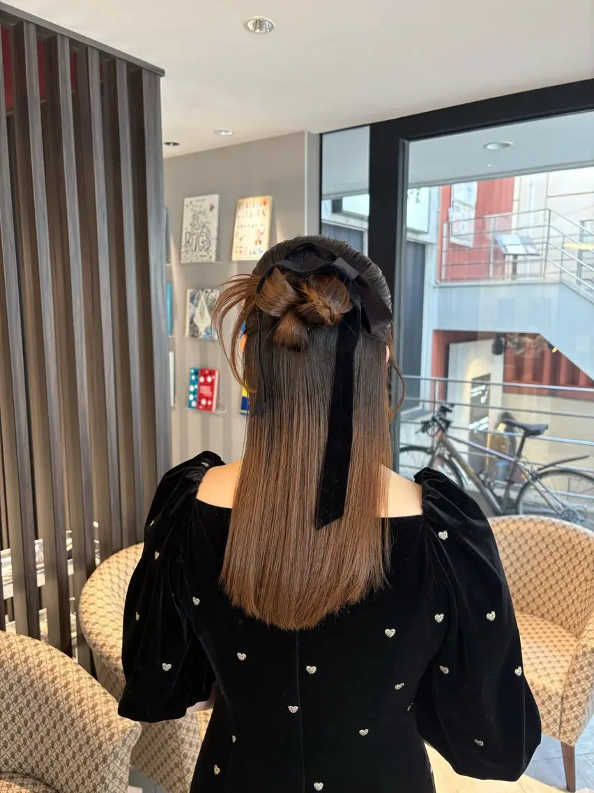 ヘアアレンジ ヘアセット 誰もが憧れる艶髪✨ /アレンジヘア🎀のヘアスタイル