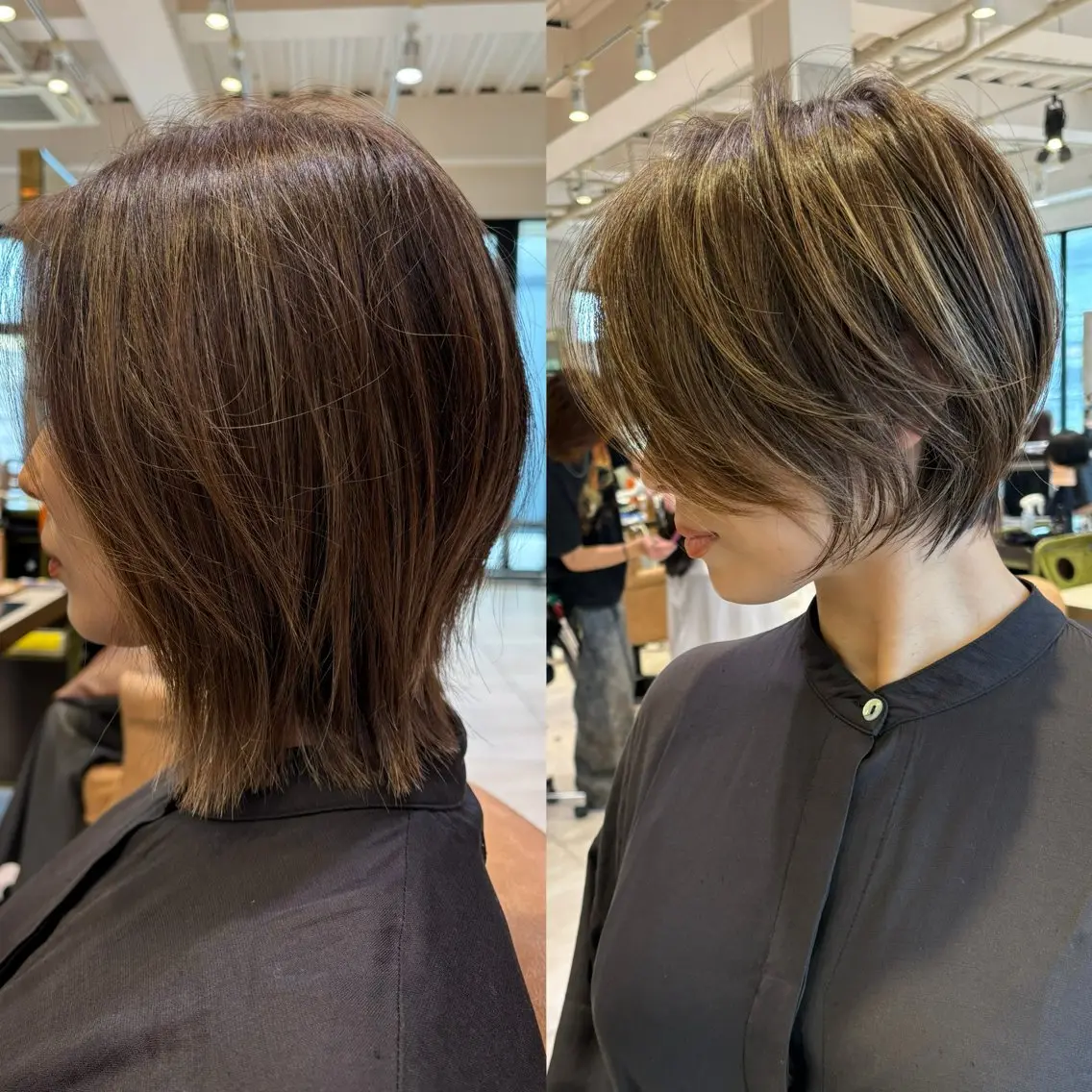 ショート ショートヘア 透明感カラー🌿‬ 似合わせ特化/‬荒砂のヘアスタイル