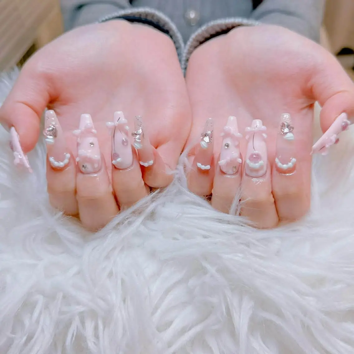 ネイル ハンドネイル ANH ゴテゴテネイルのネイルデザイン
