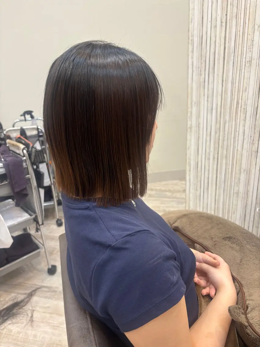 ミディアム カット 加藤 優子のヘアスタイル