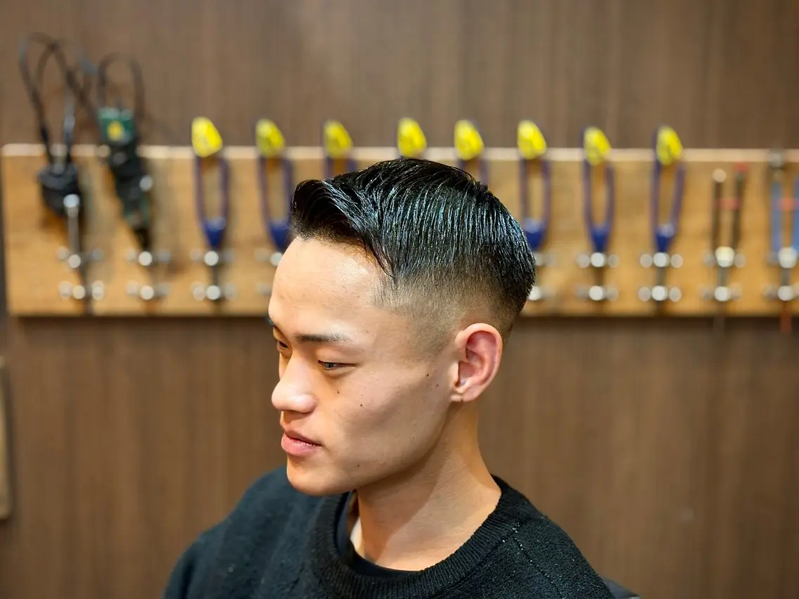 ショート メンズ フェードカット 下村 央志のヘアスタイル