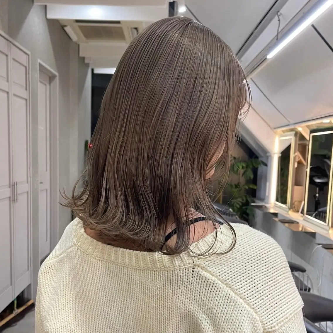 セミロング カラー ヘアカラー トリートメント 透明感カラー🌟 縮毛矯正Kokiのヘアスタイル
