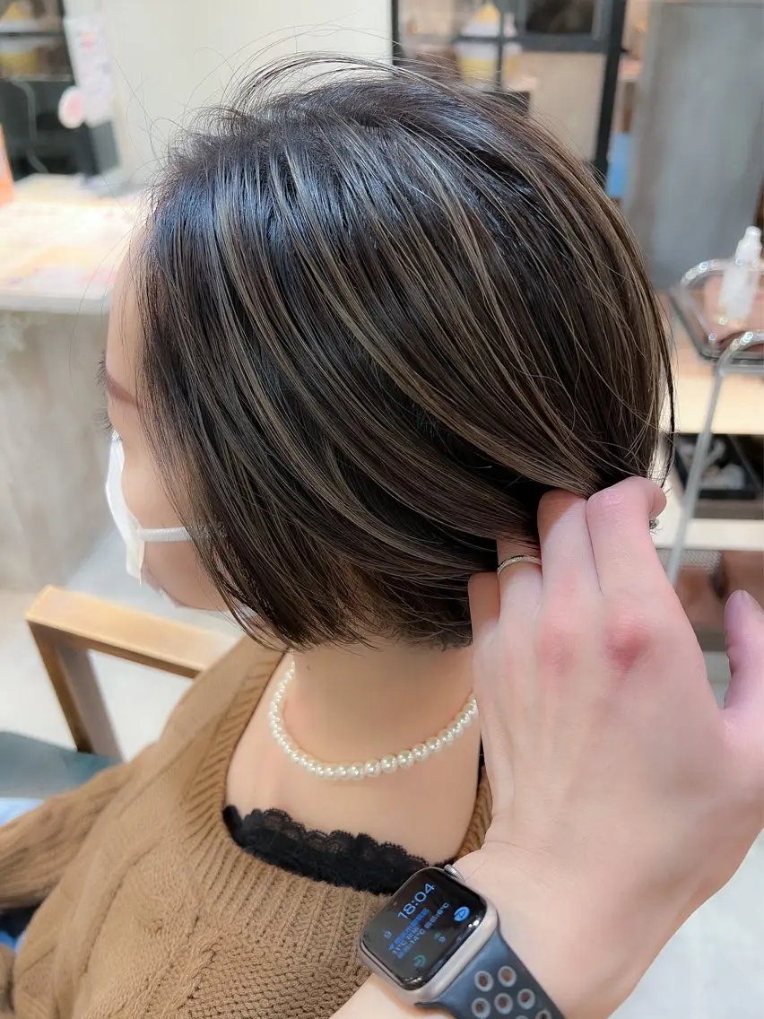 ショート カラー 口コミ5.0🌈町田 👑美髪/縮毛矯正のヘアスタイル