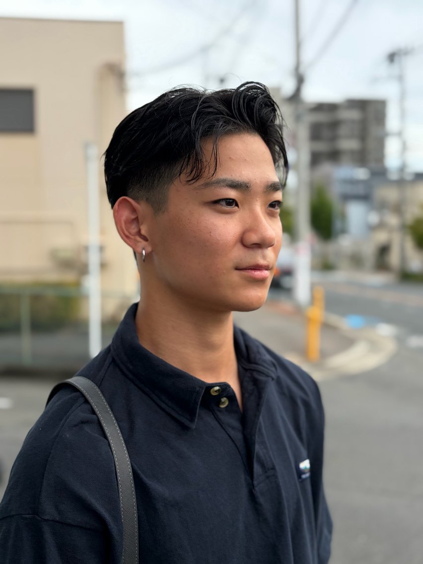 メンズ 溝渕 天馬のヘアスタイル