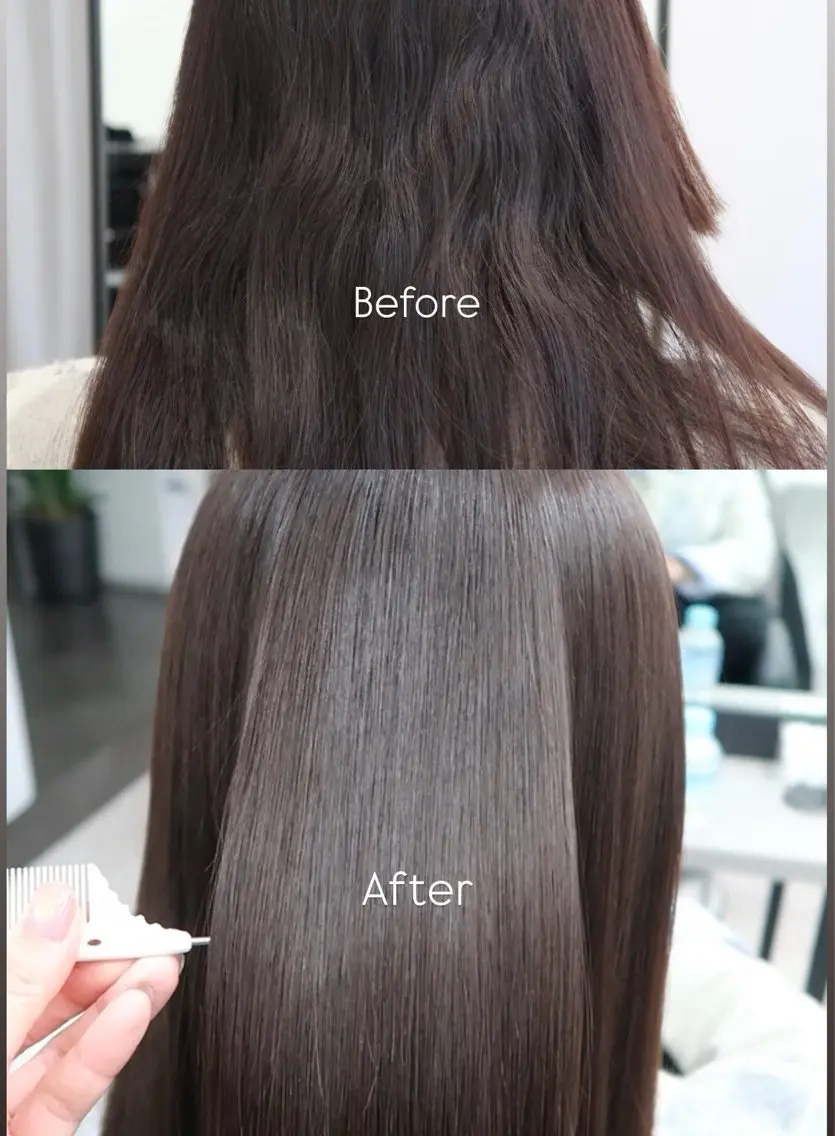 【半永久持続💇‍♀️】ピンピンにならない南式酸性ストレートの写真