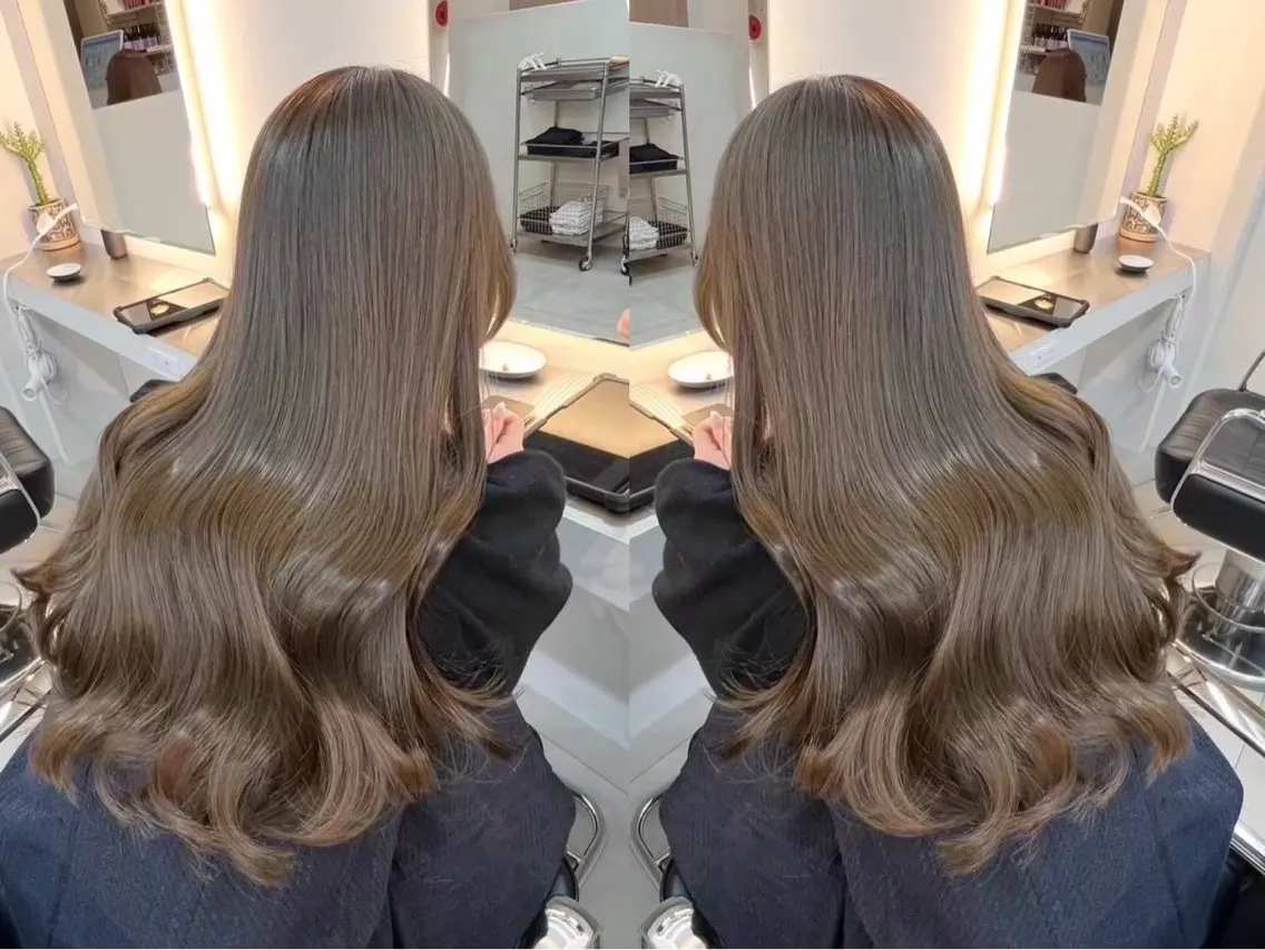 ロング ヘアカラー 石井 ひまりのヘアスタイル