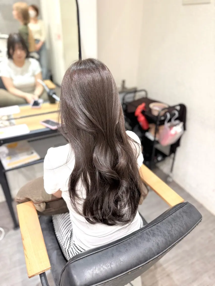 カラー キッズ グレージュ カット ヘアカラー cocotte🫧 kotomiのヘアスタイル