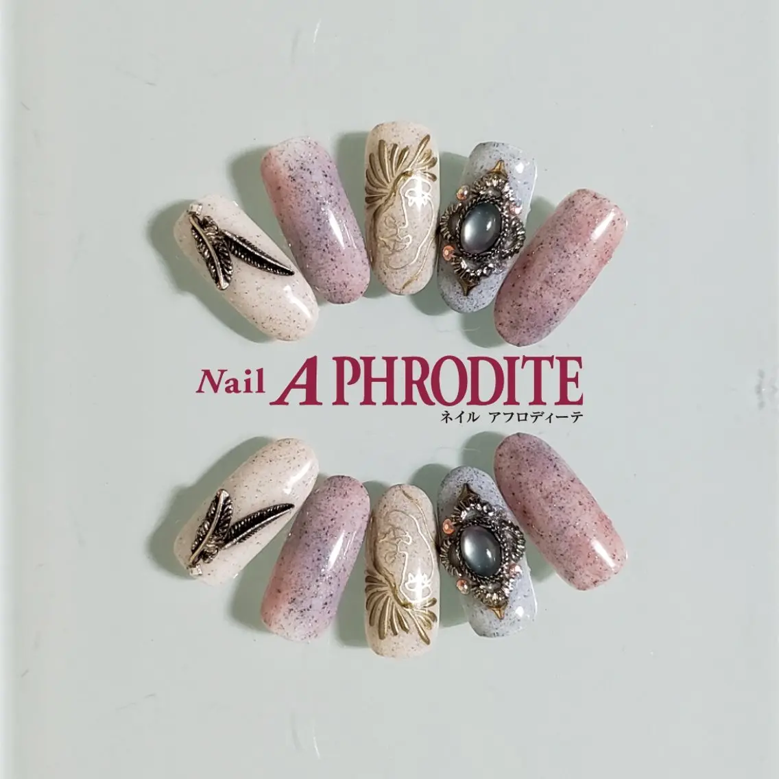 ネイル ジェルネイル ニュアンスネイル スカルプネイル ソフトジェル ネイルチップ ハンドネイル Nail Aphroditeのネイルデザイン