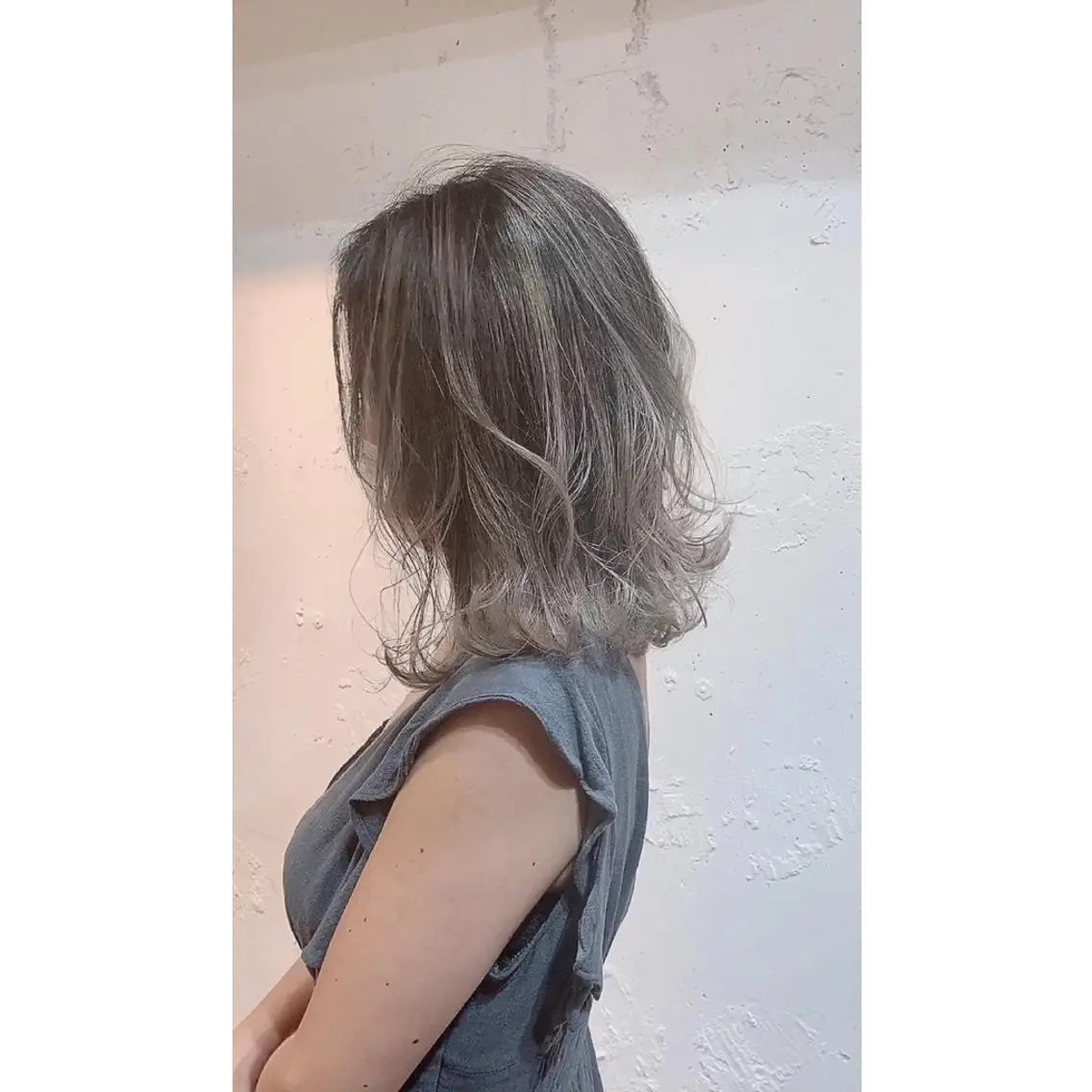 カラー バレイヤージュ ハイライトカラー 石井辰功也 フリーランス美容師のヘアスタイル