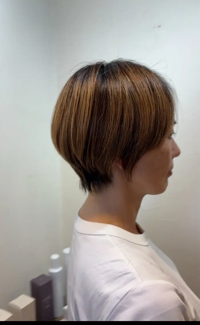 ショート 似合わせカット ショートヘア 縮毛矯正特化/ 小顔カット/森彪真のヘアスタイル