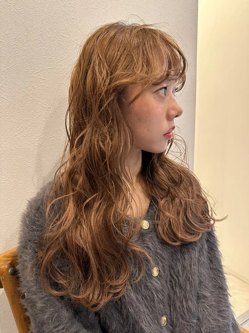 ロング カラー カット ヘアカラー トリートメント 透明感カラー/ボブ /佐藤伶のヘアスタイル