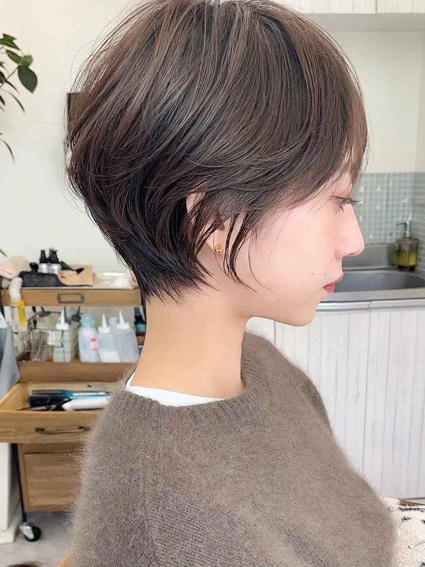ショート カラー ショート/レイヤー /札幌/小山内のヘアスタイル
