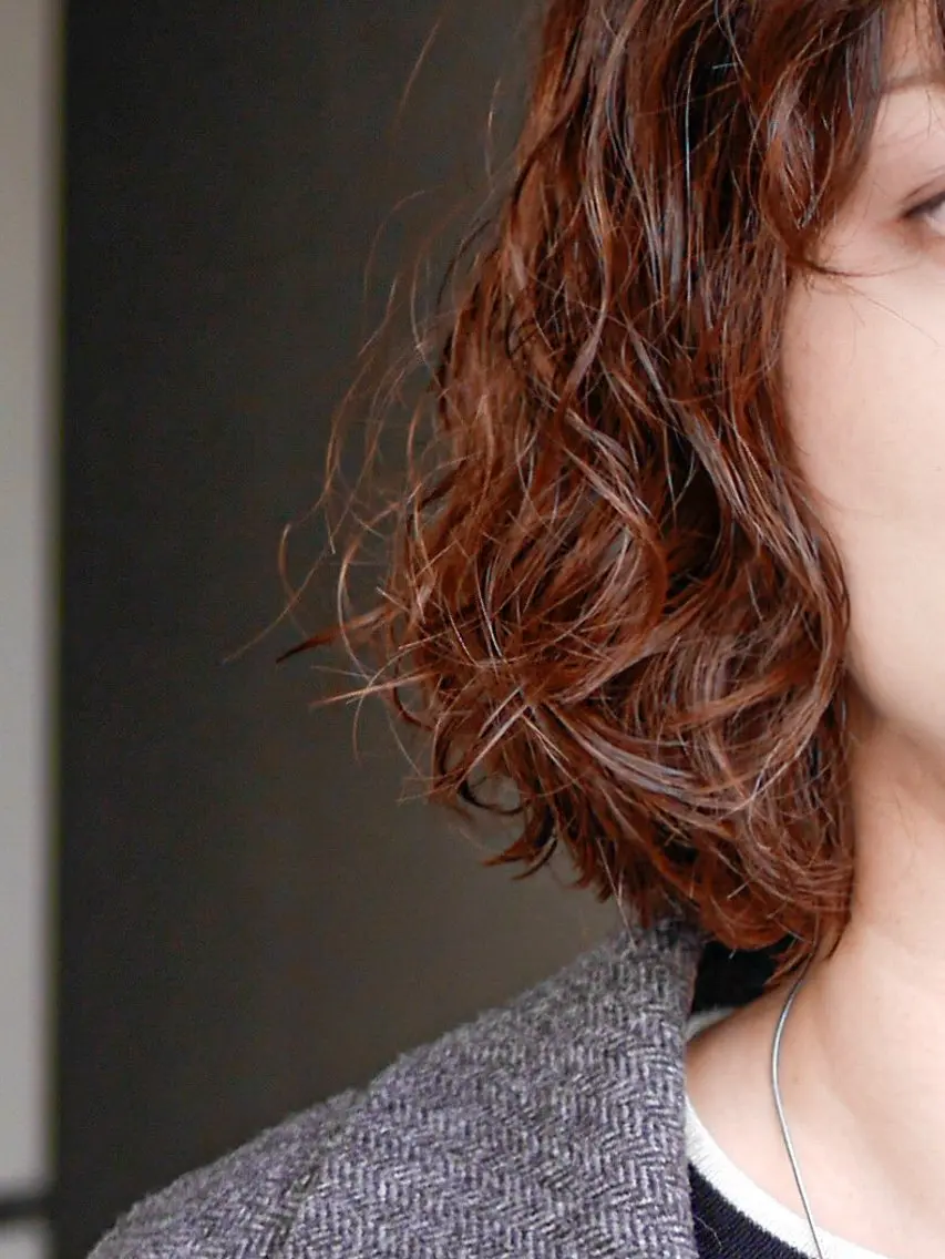 ミディアム カラー パーマ 名古屋/本山 IRENのヘアスタイル