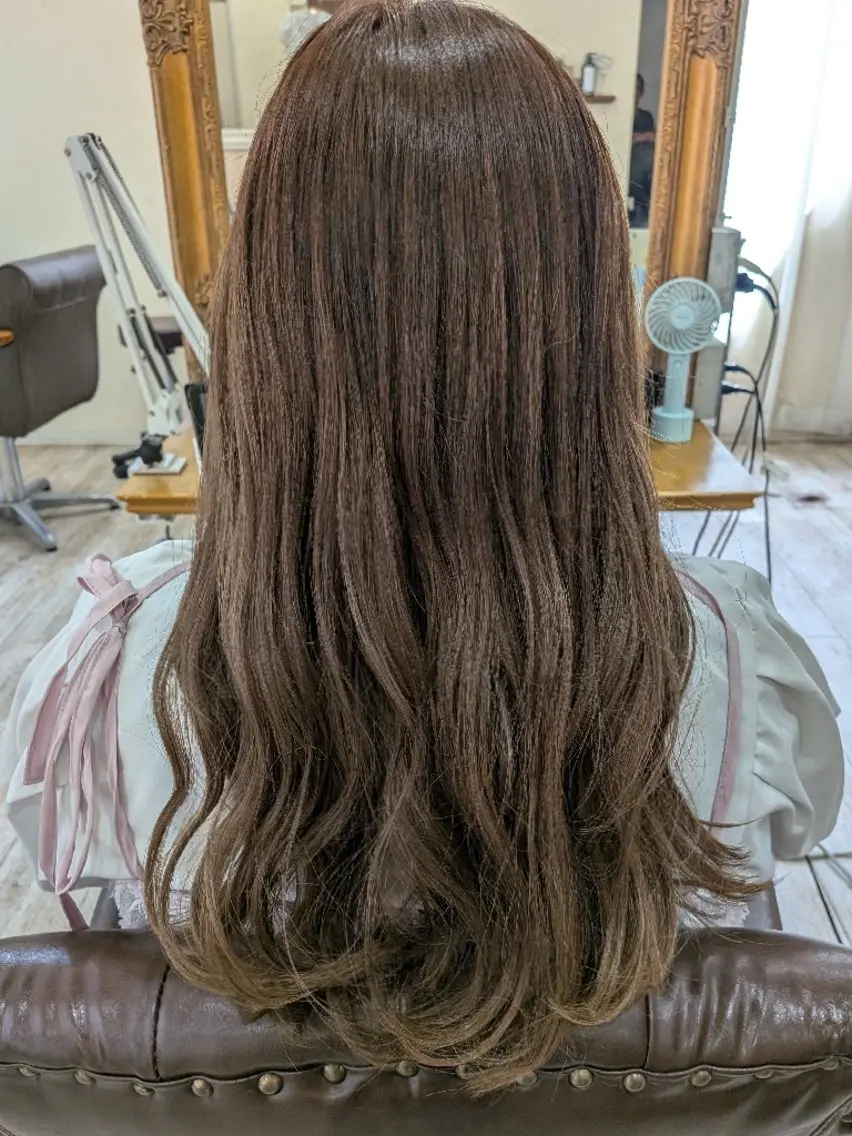 ロング カット ヘアカラー トリートメント いいだなお/ 透明感カラー🫧🌼のヘアスタイル