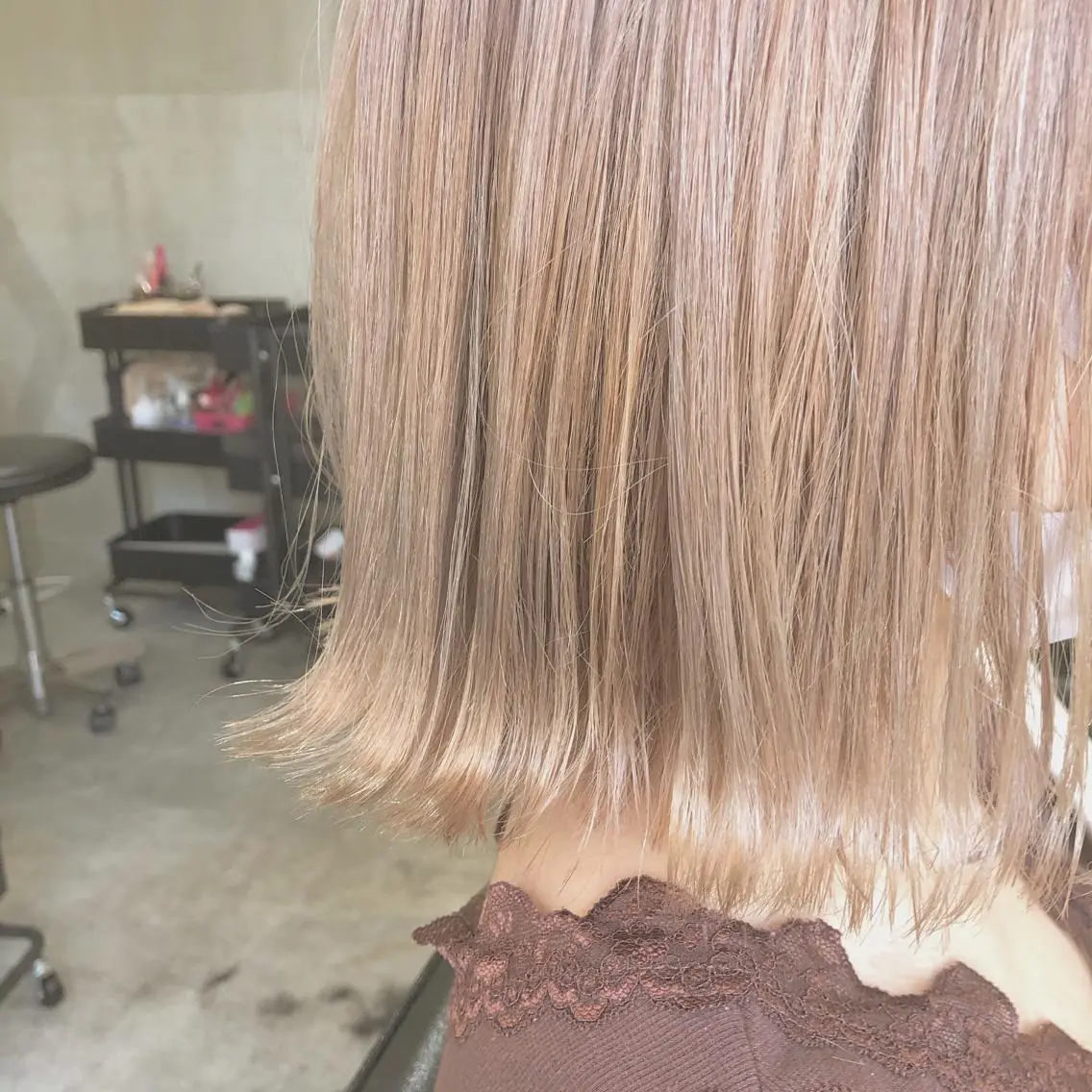 ミディアム ヘアカラー sano sayakaのヘアスタイル
