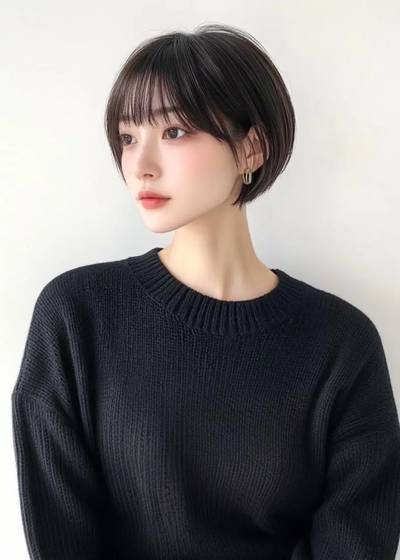 ショート 似合わせカット ショートヘア 縮毛矯正 特化生田のヘアスタイル