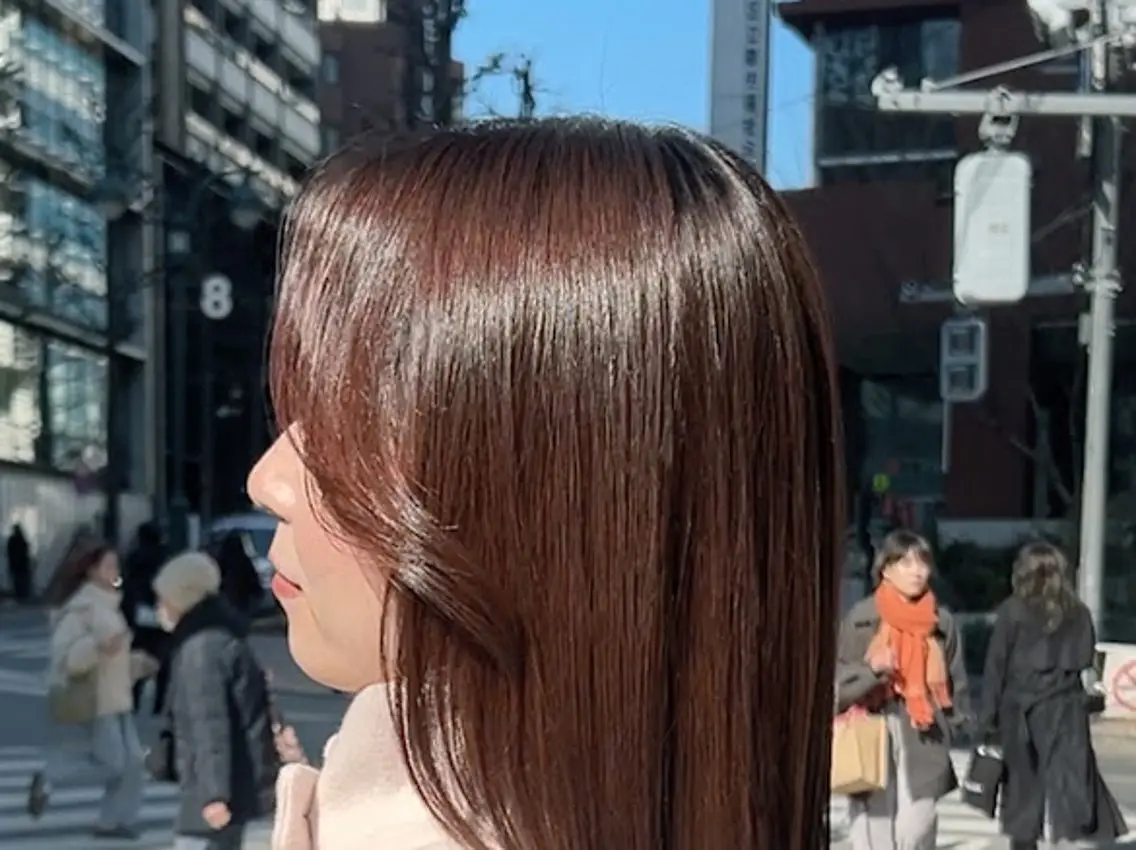 透明感美髪カラー+5stepAujuaの写真