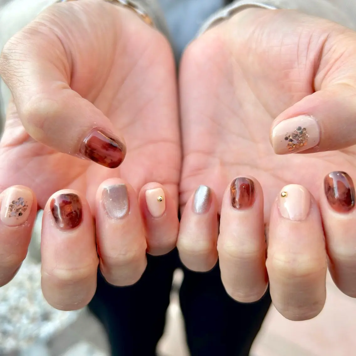 ネイル べっ甲ネイル nailsalon kiii'sのネイルデザイン