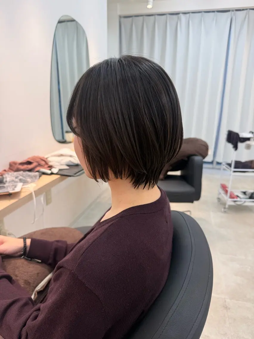 ショート カラー ショートボブ ボブ ショートヘア ボブ迷子卒業/トレン ドボブ/あすか🐯のヘアスタイル